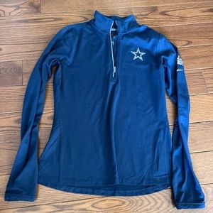 Women’s Dallas Cowboys Nike Quarterzip